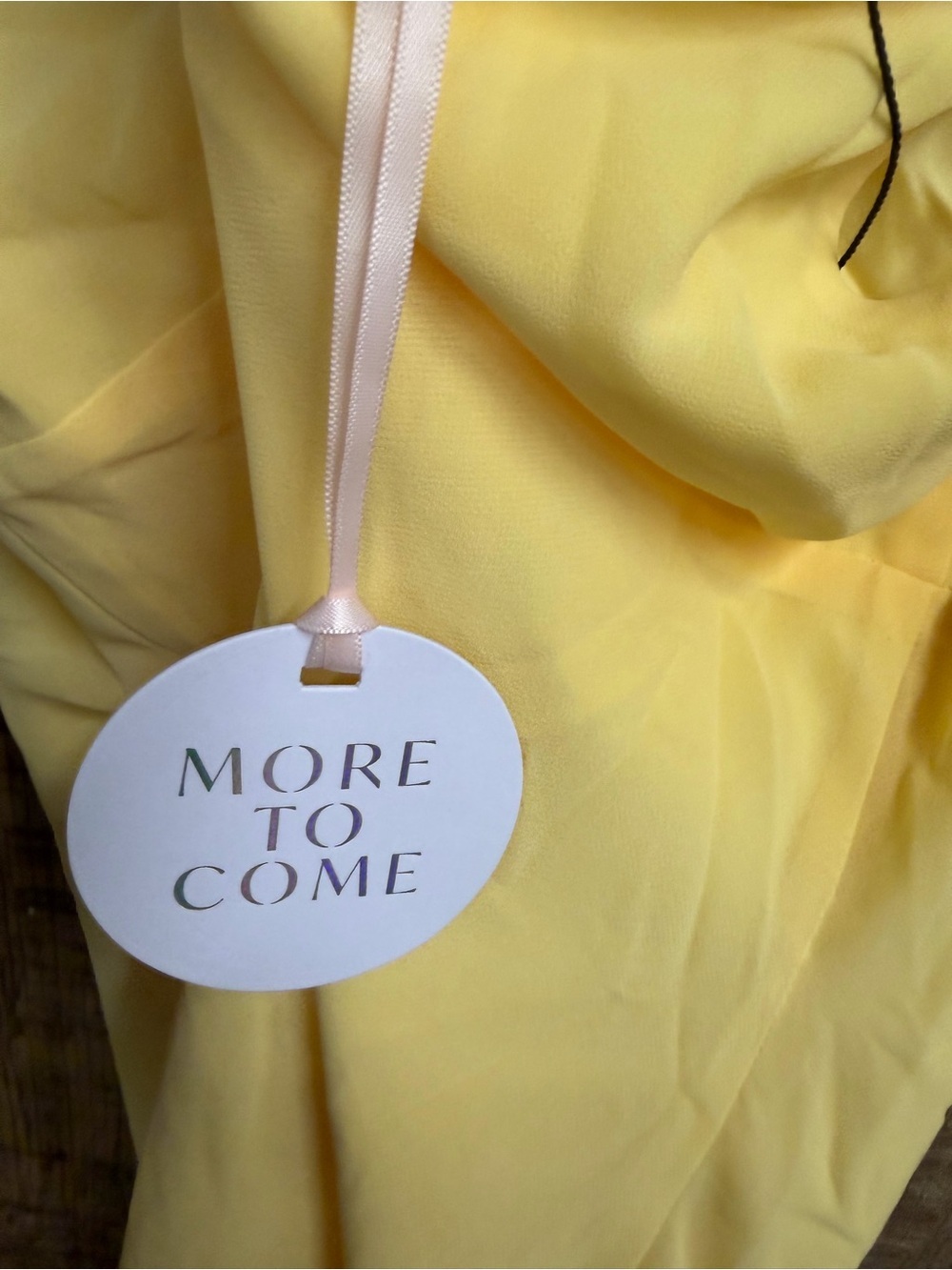 More To Come Myla Mini Dress Baby Yellow Ruffle-Trim Dress Revolve XL - Picture 9 of 10